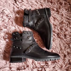 Stuart Weitzman Black Boots Studded